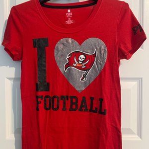 VS PINK Red Tampa Bay Buccaneers Shirt M